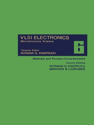 cover image of Materials and Process Characterization